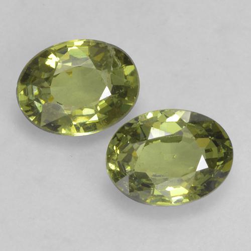 Achetez naturel 0,74ct vert grenat démantoïde gems, coupe ovale, en provenance namibie chez gemselect. en stock, livraison internationale!