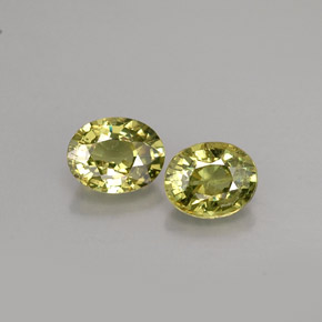 Achetez naturel ct or grenat démantoïde gems, coupe ovale, en provenance namibie chez gemselect. en stock, livraison internationale!