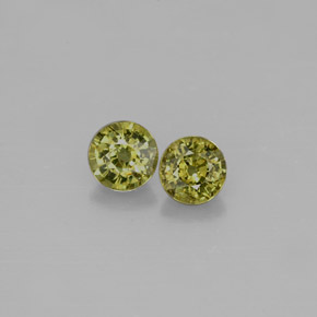 Achetez naturel ct vert grenat démantoïde gems, coupe roude, en provenance namibie chez gemselect. en stock, livraison internationale!