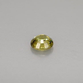 Grenat démantoïde jaune naturelle coupe roude, 0,28 ct, VS-SI