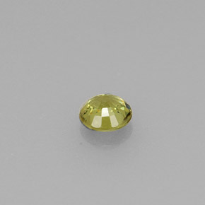 Grenat démantoïde vert naturelle coupe roude, 0,27 ct, VS