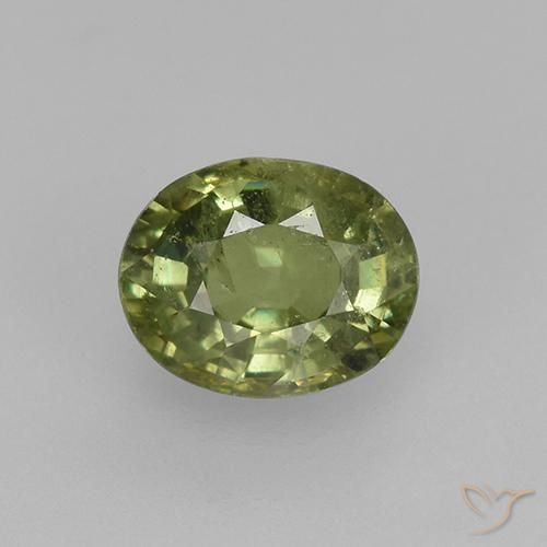 0.49ct Naturel Vert clair Grenat démantoïde, ovale, VS-SI