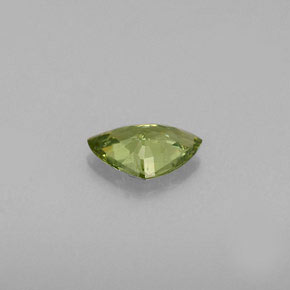 Grenat démantoïde vert naturelle trillion, 0,31 ct, VS