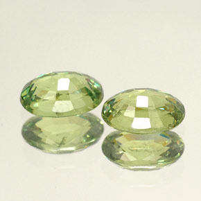 Achetez naturel ct vert grenat démantoïde gems, coupe ovale, en provenance namibie chez gemselect. en stock, livraison internationale!