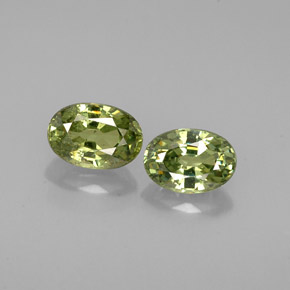 Achetez naturel ct vert grenat démantoïde gems, coupe ovale, en provenance namibie chez gemselect. en stock, livraison internationale!