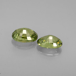 Achetez naturel ct vert grenat démantoïde gems, coupe ovale, en provenance namibie chez gemselect. en stock, livraison internationale!