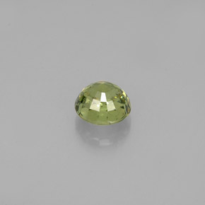 Grenat démantoïde vert naturelle coupe roude, 0,61 ct, VS-SI