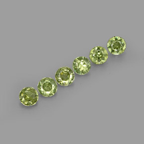 Achetez naturel ct vert grenat démantoïde gems, coupe roude, en provenance namibie chez gemselect. en stock, livraison internationale!