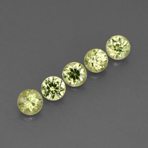 Achetez naturel ct vert grenat démantoïde gems, coupe roude, en provenance namibie chez gemselect. en stock, livraison internationale!