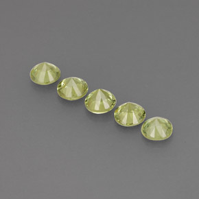 Achetez naturel ct vert grenat démantoïde gems, coupe roude, en provenance namibie chez gemselect. en stock, livraison internationale!