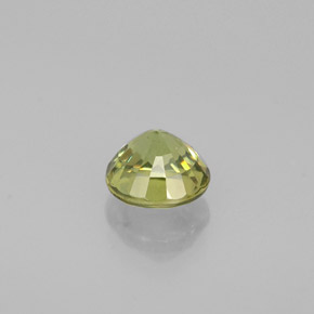 Grenat démantoïde vert naturelle coupe roude, 0,50 ct, VS