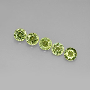Achetez naturel ct vert grenat démantoïde gems, coupe roude, en provenance namibie chez gemselect. en stock, livraison internationale!