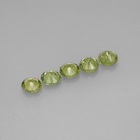Achetez naturel ct vert grenat démantoïde gems, coupe roude, en provenance namibie chez gemselect. en stock, livraison internationale!