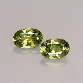 Achetez naturel ct vert grenat démantoïde gems, coupe ovale, en provenance namibie chez gemselect. en stock, livraison internationale!