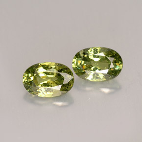 Achetez naturel ct vert grenat démantoïde gems, coupe ovale, en provenance namibie chez gemselect. en stock, livraison internationale!