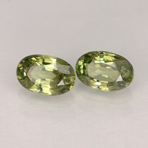 Achetez naturel ct vert grenat démantoïde gems, coupe ovale, en provenance namibie chez gemselect. en stock, livraison internationale!