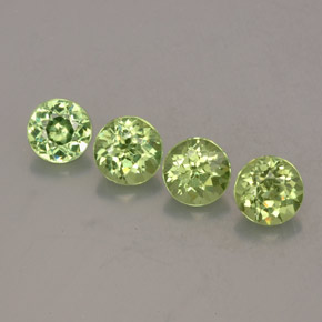 Achetez naturel ct vert grenat démantoïde gems, coupe roude, en provenance namibie chez gemselect. en stock, livraison internationale!