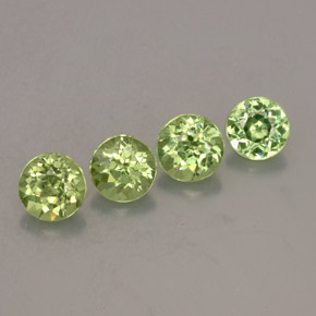 Achetez naturel ct vert grenat démantoïde gems, coupe roude, en provenance namibie chez gemselect. en stock, livraison internationale!