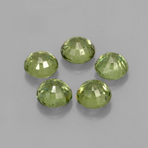 Achetez naturel ct vert grenat démantoïde gems, coupe roude, en provenance namibie chez gemselect. en stock, livraison internationale!
