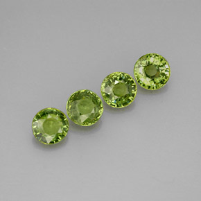 Achetez naturel ct vert grenat démantoïde gems, coupe roude, en provenance namibie chez gemselect. en stock, livraison internationale!