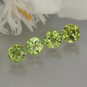 Achetez naturel 1,95ct vert grenat démantoïde gems, coupe roude, en provenance namibie chez gemselect. en stock, livraison internationale!