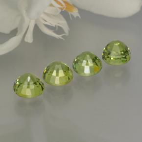 Achetez naturel 1,95ct vert grenat démantoïde gems, coupe roude, en provenance namibie chez gemselect. en stock, livraison internationale!