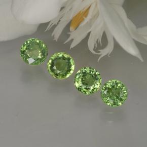 Achetez naturel 1,52ct vert grenat démantoïde gems, coupe roude, en provenance namibie chez gemselect. en stock, livraison internationale!