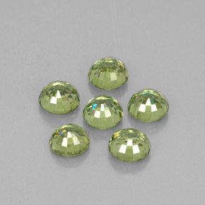 Achetez naturel ct vert grenat démantoïde gems, coupe roude, en provenance namibie chez gemselect. en stock, livraison internationale!