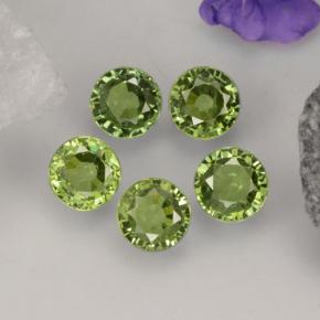 Achetez naturel 2,21ct vert grenat démantoïde gems, coupe roude, en provenance namibie chez gemselect. en stock, livraison internationale!