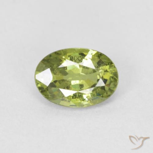 0.59ct Naturel Olive verte Grenat démantoïde, ovale, VS-SI