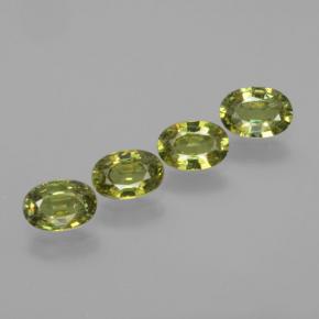 Achetez naturel 2,22ct vert grenat démantoïde gems, coupe ovale, en provenance namibie chez gemselect. en stock, livraison internationale!