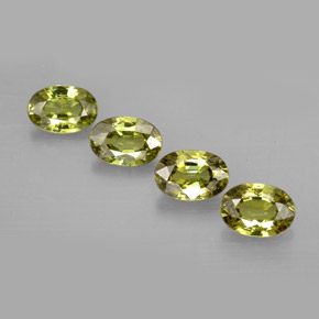 Achetez naturel 2,45ct vert grenat démantoïde gems, coupe ovale, en provenance namibie chez gemselect. en stock, livraison internationale!