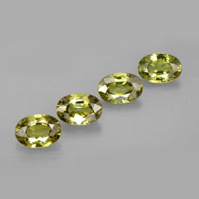 Achetez naturel 2,45ct vert grenat démantoïde gems, coupe ovale, en provenance namibie chez gemselect. en stock, livraison internationale!
