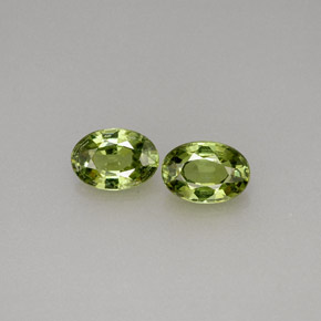 Achetez naturel ct vert grenat démantoïde gems, coupe ovale, en provenance namibie chez gemselect. en stock, livraison internationale!