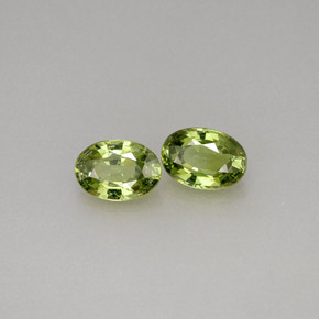 Achetez naturel ct vert grenat démantoïde gems, coupe ovale, en provenance namibie chez gemselect. en stock, livraison internationale!