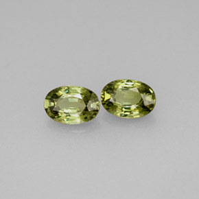 Achetez naturel ct vert grenat démantoïde gems, coupe ovale, en provenance namibie chez gemselect. en stock, livraison internationale!