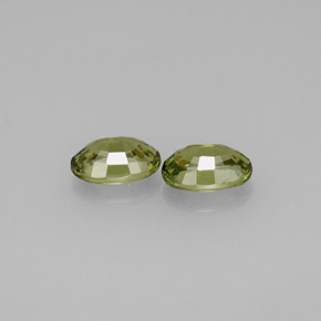 Achetez naturel ct vert grenat démantoïde gems, coupe ovale, en provenance namibie chez gemselect. en stock, livraison internationale!