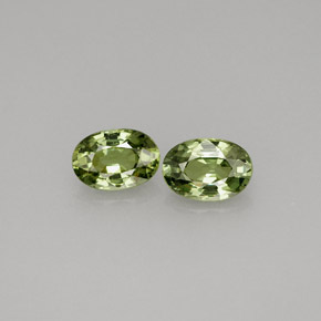 Achetez naturel ct vert grenat démantoïde gems, coupe ovale, en provenance namibie chez gemselect. en stock, livraison internationale!