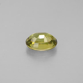Grenat Démantoïde Jaune moyen naturelle Coupe ovale, 0.67 ct, VS