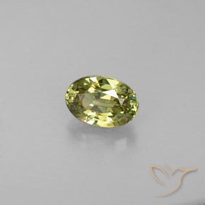 0.57ct Naturel Jaune moyen Grenat démantoïde, ovale, VS