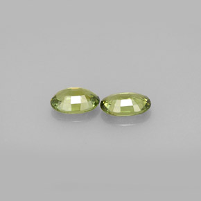 Achetez naturel ct vert grenat démantoïde gems, coupe ovale, en provenance namibie chez gemselect. en stock, livraison internationale!
