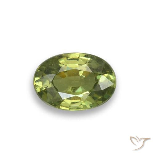 0.60ct Naturel Vert jaunâtre Grenat démantoïde, ovale, VS