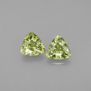 Achetez naturel ct vert grenat démantoïde gems, trillion, en provenance namibie chez gemselect. en stock, livraison internationale!