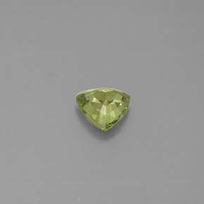 Grenat démantoïde vert naturelle trillion, 0,56 ct, VS