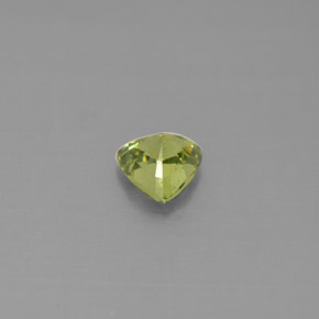 Grenat démantoïde vert naturelle trillion, 0,53 ct, VS