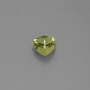 Grenat démantoïde vert naturelle trillion, 0,55 ct, VS