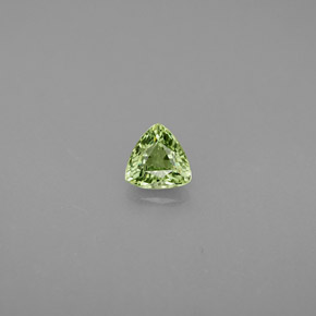 Grenat démantoïde vert naturelle trillion, 0,35 ct, VS