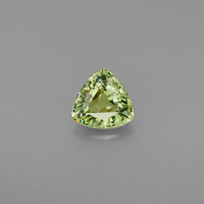 Grenat démantoïde vert naturelle trillion, 0,70 ct, VVS-VS