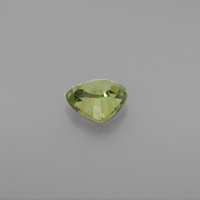Grenat démantoïde vert naturelle trillion, 0,70 ct, VVS-VS