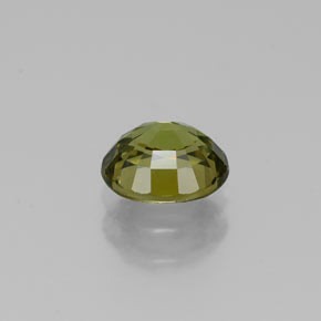 Grenat démantoïde vert naturelle coupe ovale, 0,88 ct, VS